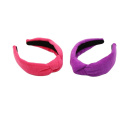 Custom Your Color Terry Cloth Headbands Winter Knotted Headband For Women